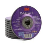 3M 98647 5" 36 Grit Cubitron 3 Grinding Disc 50pk - Image 3