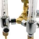 COBRA Argon Side Entry Purge Regulator - 2 x Flow Meters for Purging Gas Dual Flow - Image 2