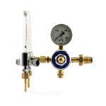 COBRA Argon Side Entry Purge Regulator - 2 x Flow Meters for Purging Gas Dual Flow