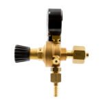 COBRA CO2 Regulator with 6mm Barb - Twin Gauge Brewers Reg - Image 2