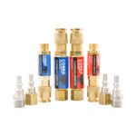 COBRA Oxygen & Fuel Flashback Arrestors Quick Connect Quad
