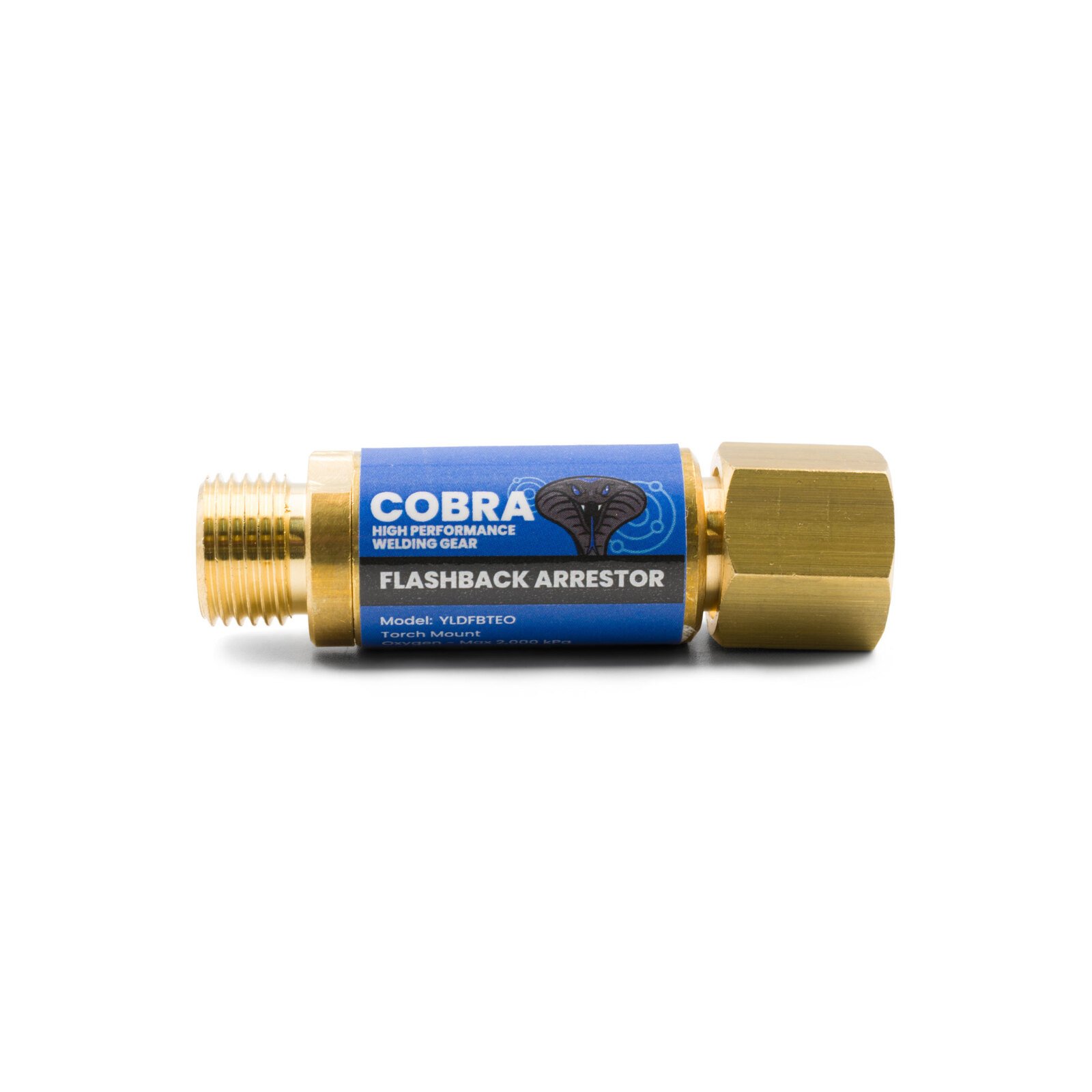 COBRA Oxygen Gas Flashback Arrestor - Torch End