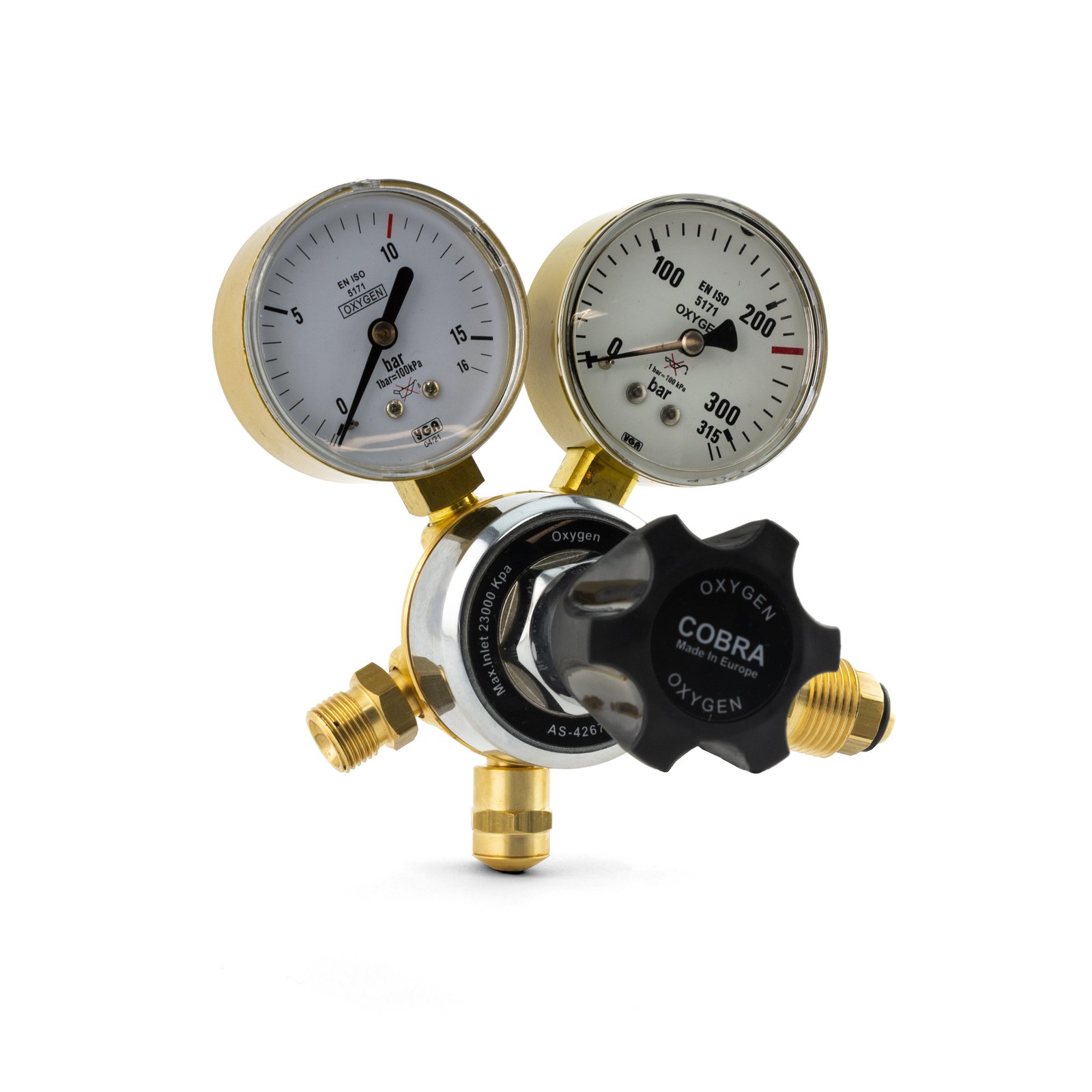 YLDOX10 COBRA Oxygen Pressure Regulator - Heating / Welding 0 - 1000 KPA - Image 1
