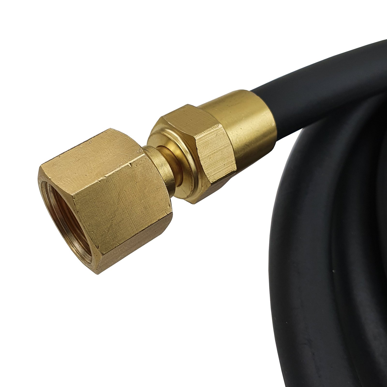 2m Inert Argon Gas Hose 5mm with 5/8 UNF Reusable Fittings