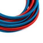 3mm Braided Flexi Hose 2m for Little Torch Red/Blue