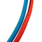 3mm Braided Flexi Hose for Little Torch - 3m  - Red and Blue - Image 3